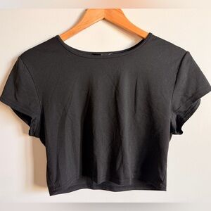 Women’s’ SHEIN Black Crop Top. Size L.